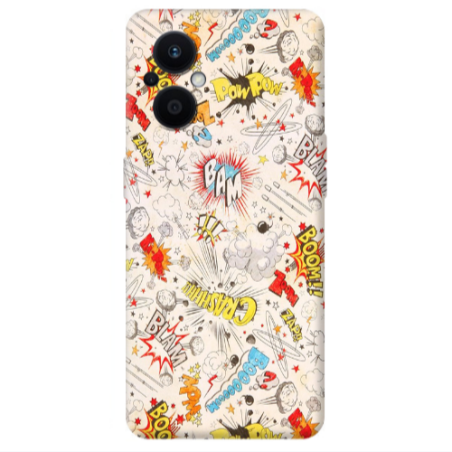 Oppo Reno 7 Lite Pow pow Transparent Silicone TPU Θήκη