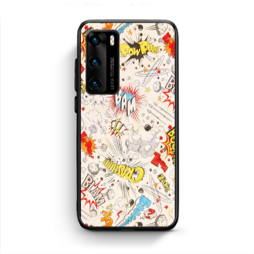 Huawei P40 Pow pow Black Glossy Θήκη