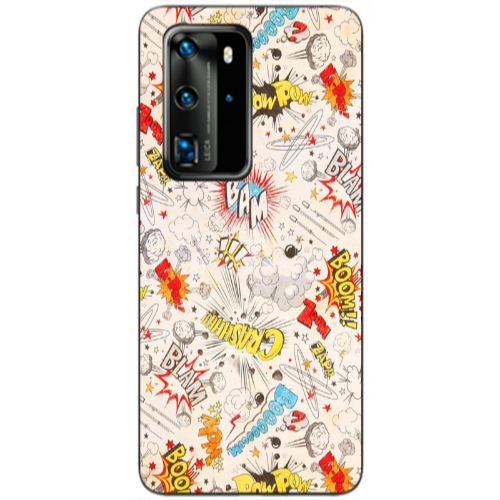Huawei P40 Pro Pow pow Transparent Silicone TPU Θήκη