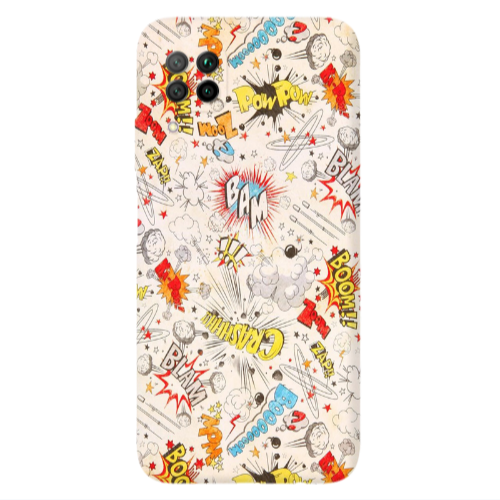 Huawei P40 Lite Pow pow Transparent Silicone TPU Θήκη