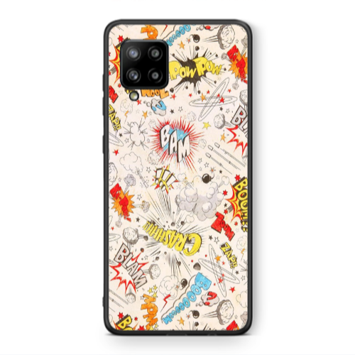Samsung A42 5G Pow pow Black Glossy Θήκη