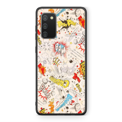 Samsung A02s Pow pow Black Glossy Θήκη
