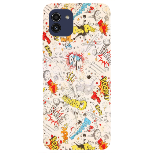 Samsung A03 Pow pow Transparent Silicone TPU Θήκη