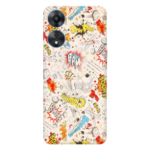 Oppo A 98 Pow pow Transparent Silicone TPU Θήκη