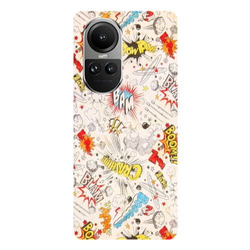 Oppo Reno10 5G Pow pow Transparent Silicone TPU Θήκη