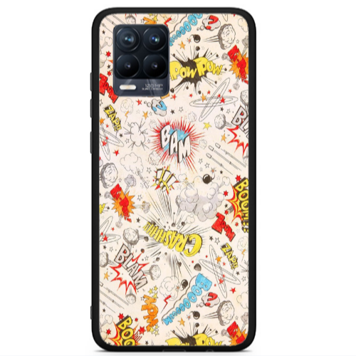 Realme 8 i Pow pow Black Glossy Θήκη