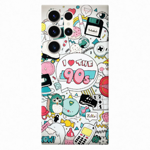 Samsung S25 Ultra i love 90s Transparent Silicone TPU Θήκη