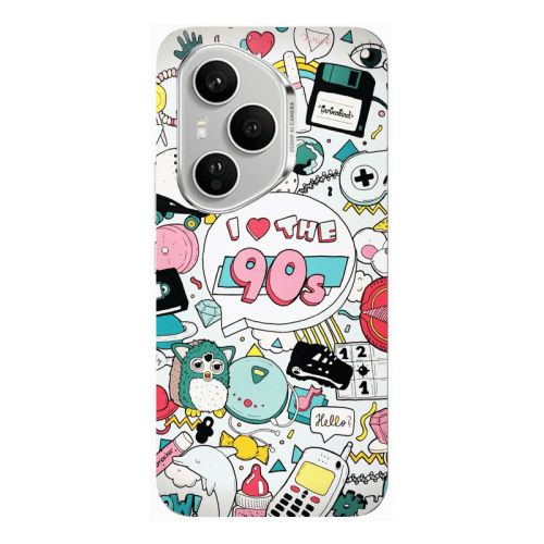 Honor Magic 400 Pro i love 90s Transparent Silicone TPU Θήκη