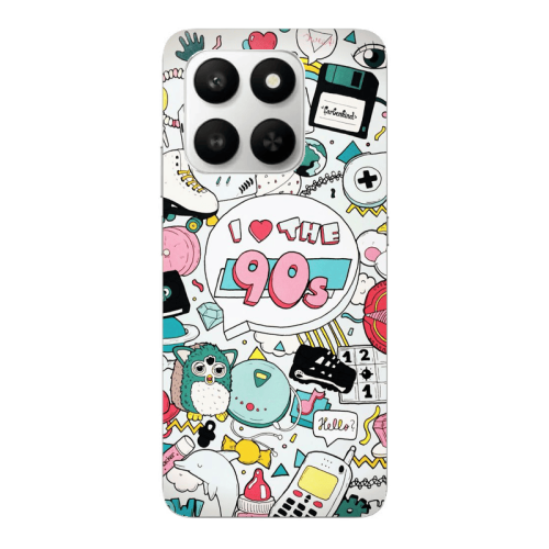Honor Magic 400 Smart i love 90s Transparent Silicone TPU Θήκη