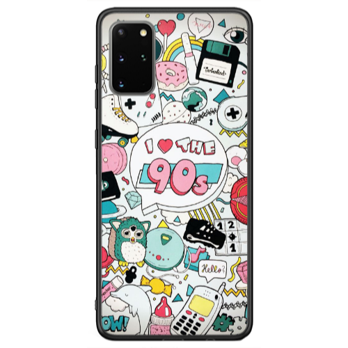 Samsung S20 i love 90s Black Glossy Θήκη