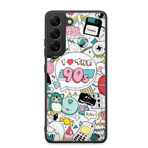 Samsung S22 Plus i love 90s Black Glossy Θήκη