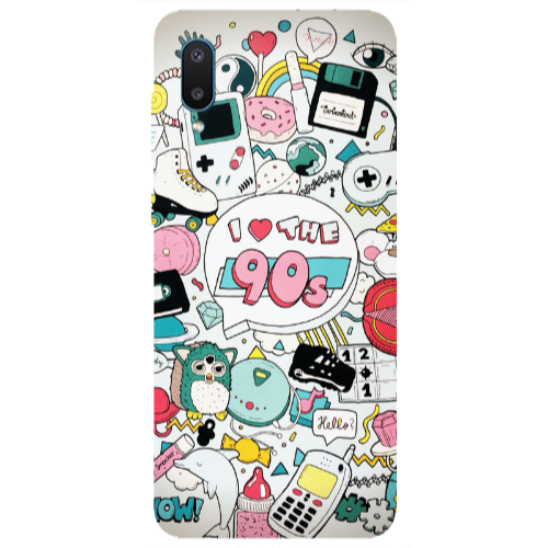 Samsung A02 i love 90s Transparent Silicone TPU Θήκη