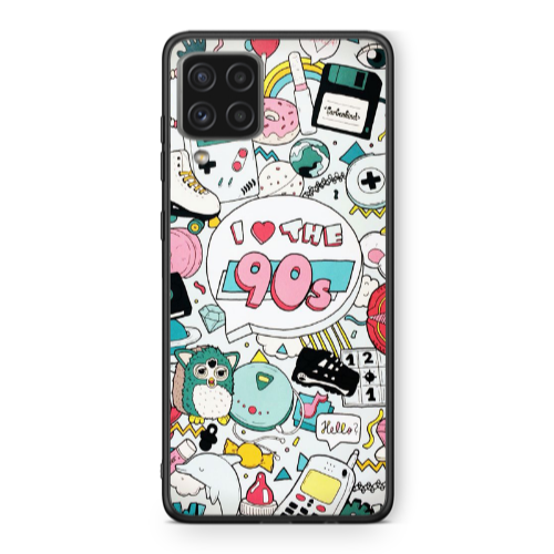 Samsung A22 4G i love 90s Black Glossy Θήκη