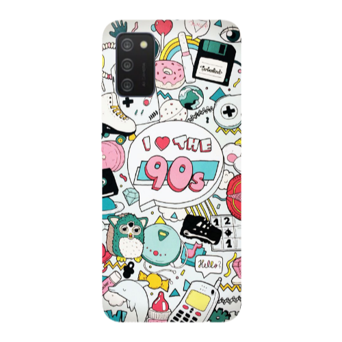 Samsung A03S i love 90s Transparent Silicone TPU Θήκη
