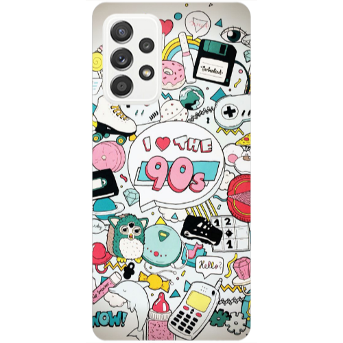 Samsung A23 i love 90s Transparent Silicone TPU Θήκη