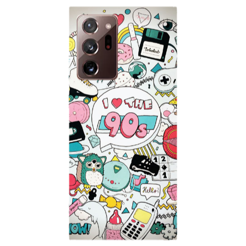 Samsung Note 20 Ultra i love 90s Transparent Silicone TPU Θήκη