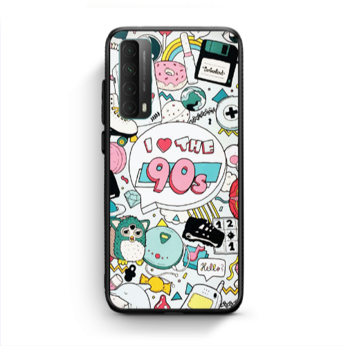 Huawei P Smart 2021 i love 90s Black Glossy Θήκη