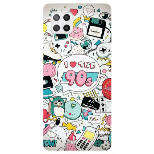 Samsung A42 5G i love 90s Transparent Silicone TPU Θήκη