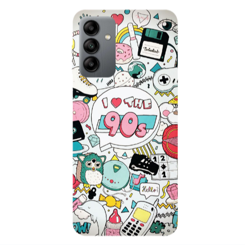 Samsung A13 5G i love 90s Transparent Silicone TPU Θήκη
