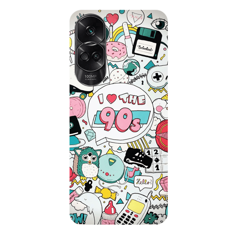 Honor 90 Lite 5G i love 90s Transparent Silicone TPU Θήκη