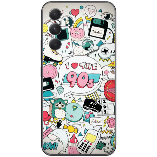 Samsung  Galaxy A05s i love 90s Transparent Silicone TPU Θήκη
