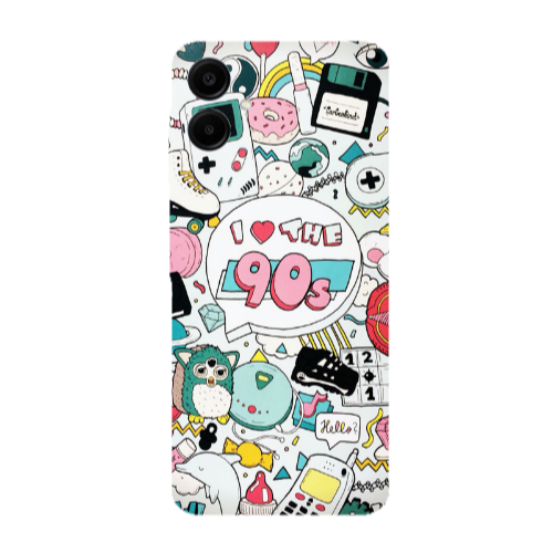 Samsung A06 i love 90s Transparent Silicone TPU Θήκη