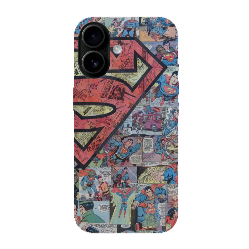 Apple Iphone 16 plus Superman galaxy Transparent Silicone TPU Θήκη