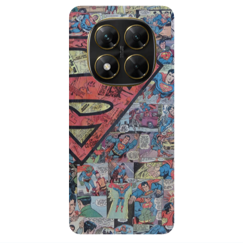 Xiaomi Poco X7 Superman galaxy Transparent Silicone TPU Θήκη