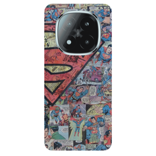 Xiaomi Redmi Note 14 Pro + 5g Superman galaxy Transparent Silicone TPU Θήκη