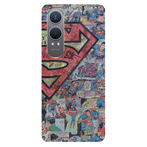 Oneplus Nord Ce 4 lite Superman galaxy Transparent Silicone TPU Θήκη