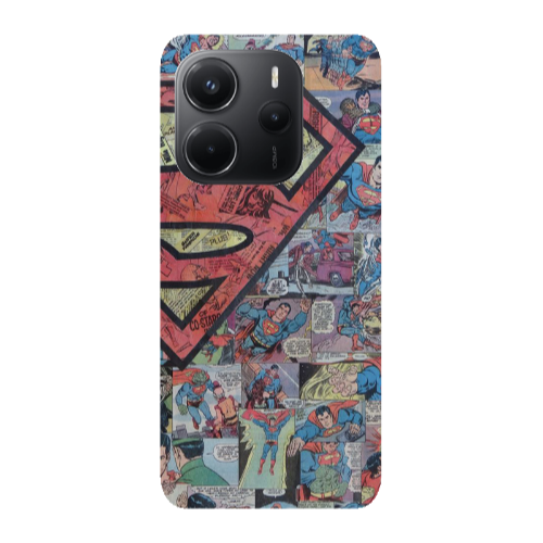 Xiaomi Redmi Note 14 Superman galaxy Transparent Silicone TPU Θήκη