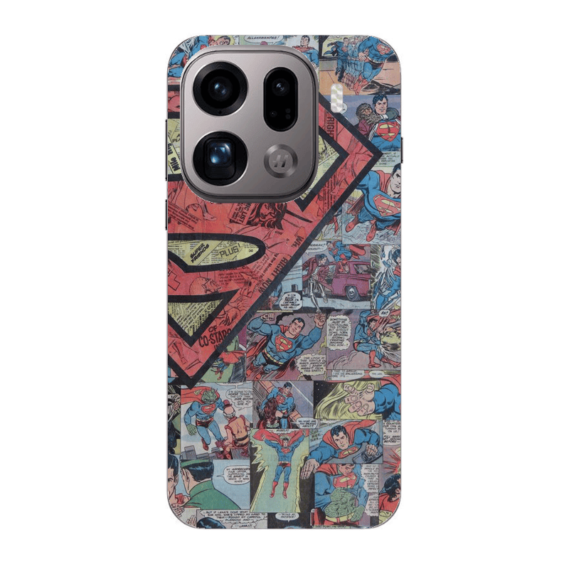 Oppo Find X9 Pro Superman galaxy Transparent Silicone TPU Θήκη