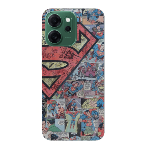 Oppo 14 F Superman galaxy Transparent Silicone TPU Θήκη