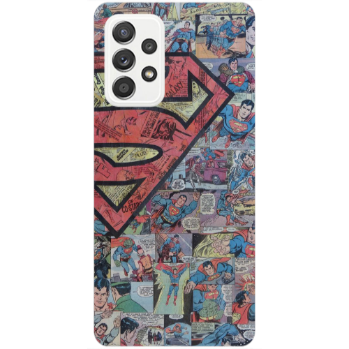 Samsung A52 Superman galaxy Transparent Silicone TPU Θήκη