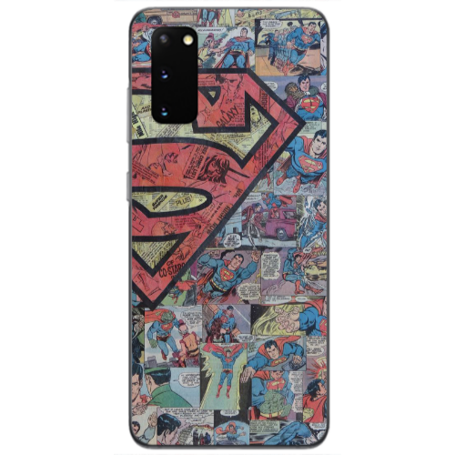 Samsung S20 Superman galaxy Transparent Silicone TPU Θήκη