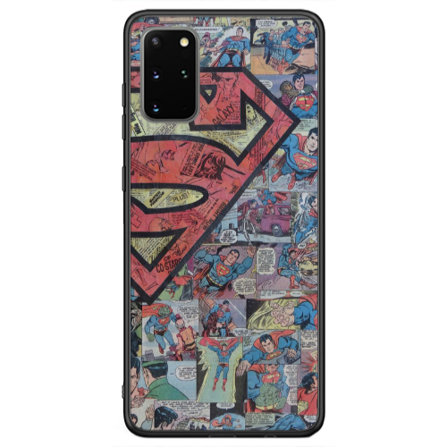 Samsung S20 Superman galaxy Black Glossy Θήκη