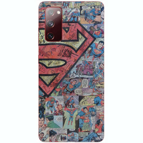 Samsung S20 FE Superman galaxy Transparent Silicone TPU Θήκη