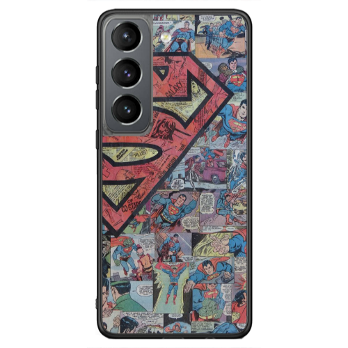 Samsung S21 Ultra Superman galaxy Black Glossy Θήκη