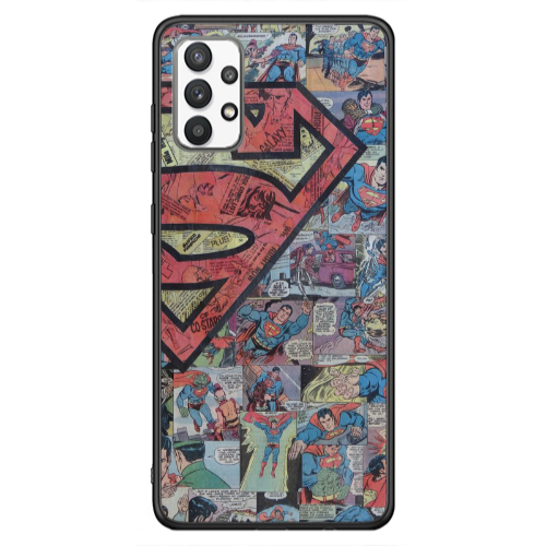 Samsung A13 4G Superman galaxy Black Glossy Θήκη