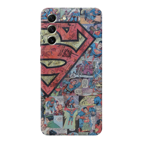 Samsung S22 Plus Superman galaxy Transparent Silicone TPU Θήκη
