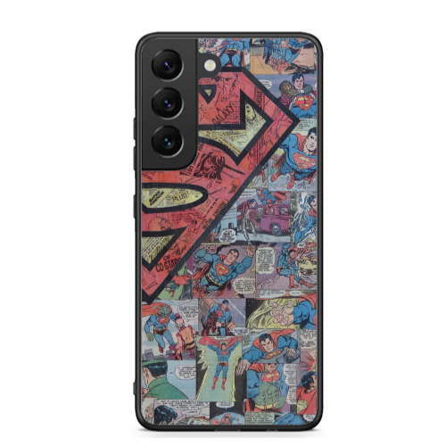 Samsung S22 Plus Superman galaxy Black Glossy Θήκη
