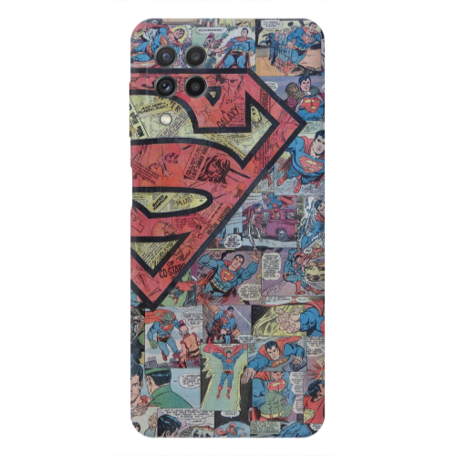 Samsung A22 4G Superman galaxy Transparent Silicone TPU Θήκη