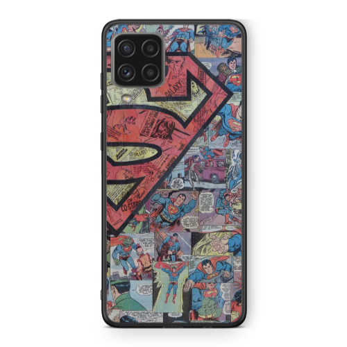Samsung A22 4G Superman galaxy Black Glossy Θήκη