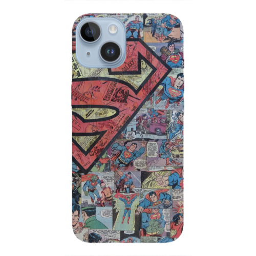 Apple iPhone 14 Plus Superman galaxy Transparent Silicone TPU Θήκη