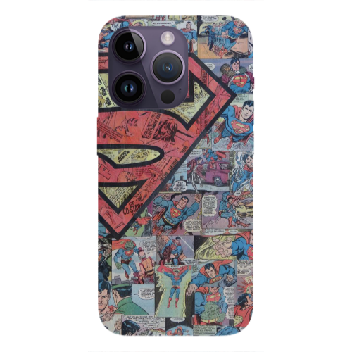Apple iPhone 14 Pro  Superman galaxy Transparent Silicone TPU Θήκη