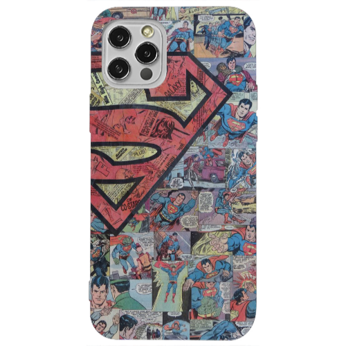 Apple iPhone 12 Pro Superman galaxy Transparent Silicone TPU Θήκη