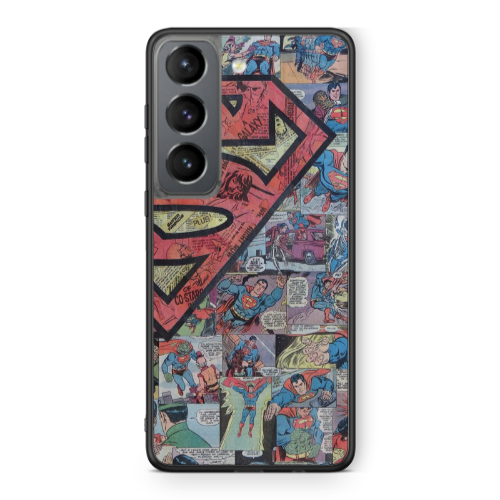 Samsung S21 PLUS Superman galaxy Black Glossy Θήκη