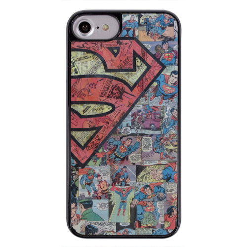 Apple iPhone 7 Superman galaxy Black Glossy Θήκη