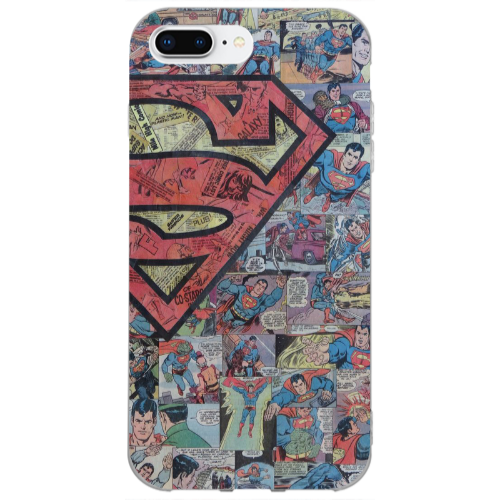 Apple iPhone 7 Plus Superman galaxy Transparent Silicone TPU Θήκη