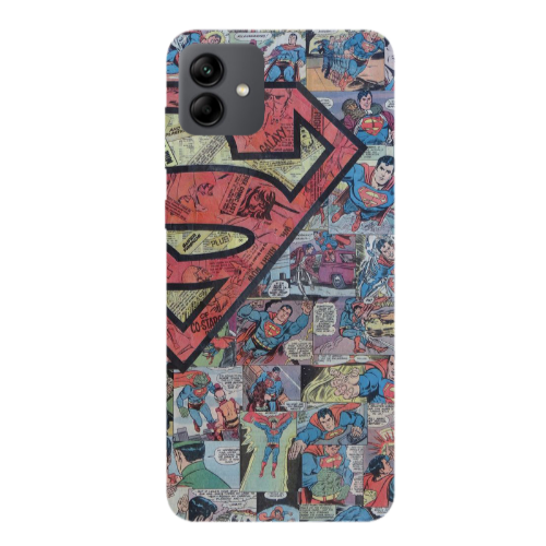 Samsung A04 Superman galaxy Transparent Silicone TPU Θήκη